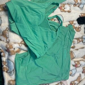 Gymshark mint mesh set size xl